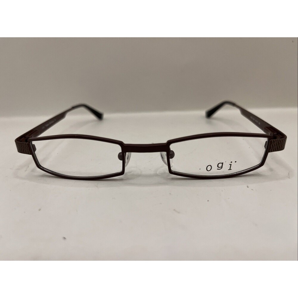 OGI Eyeglasses 2198 684 Designer Demo Lens Brown 43-19-130